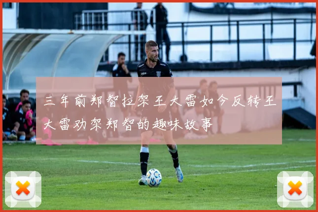 三年前郑智拉架王大雷如今反转王大雷劝架郑智的趣味故事